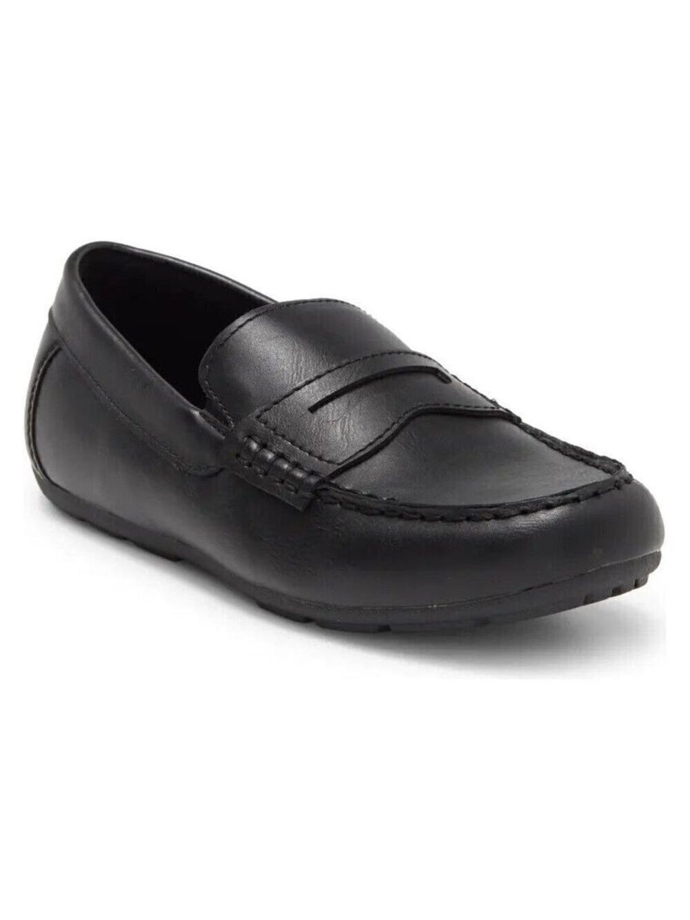 Nordstrom Rack BNWT black l"Myles" penny oafers boys NEW
